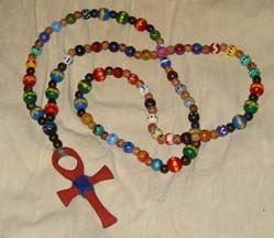 Egyptian prayer beads - wooden